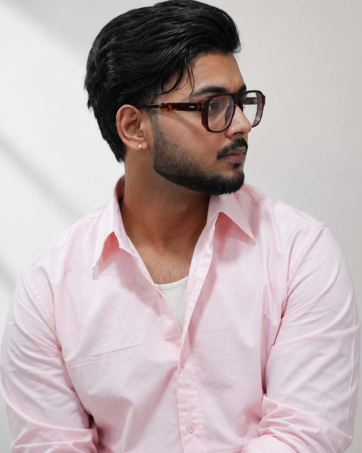Blush Pink Premium Formal Shirt - Image 4