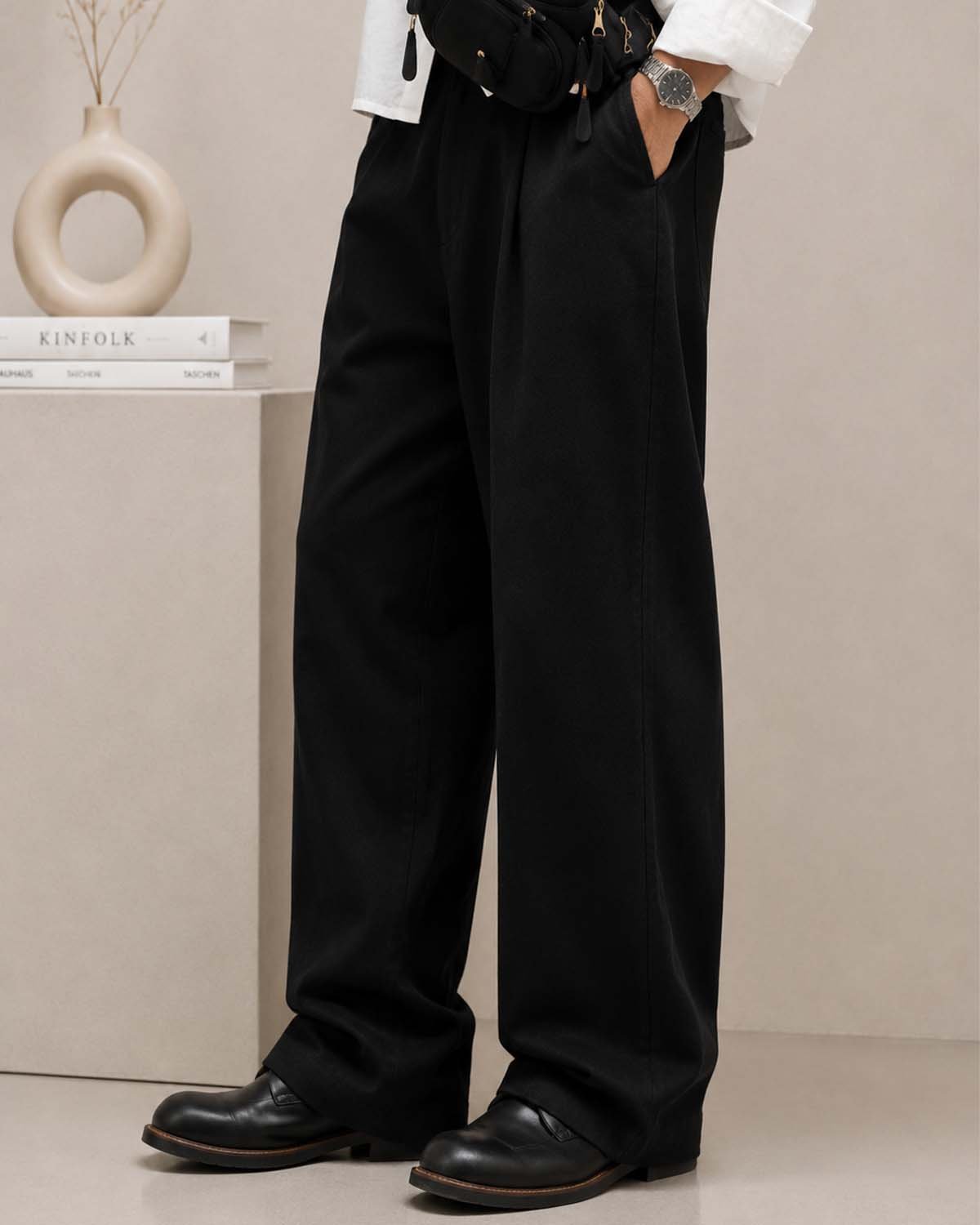 Korean Pleated Formal Trousers for Men - Image 2