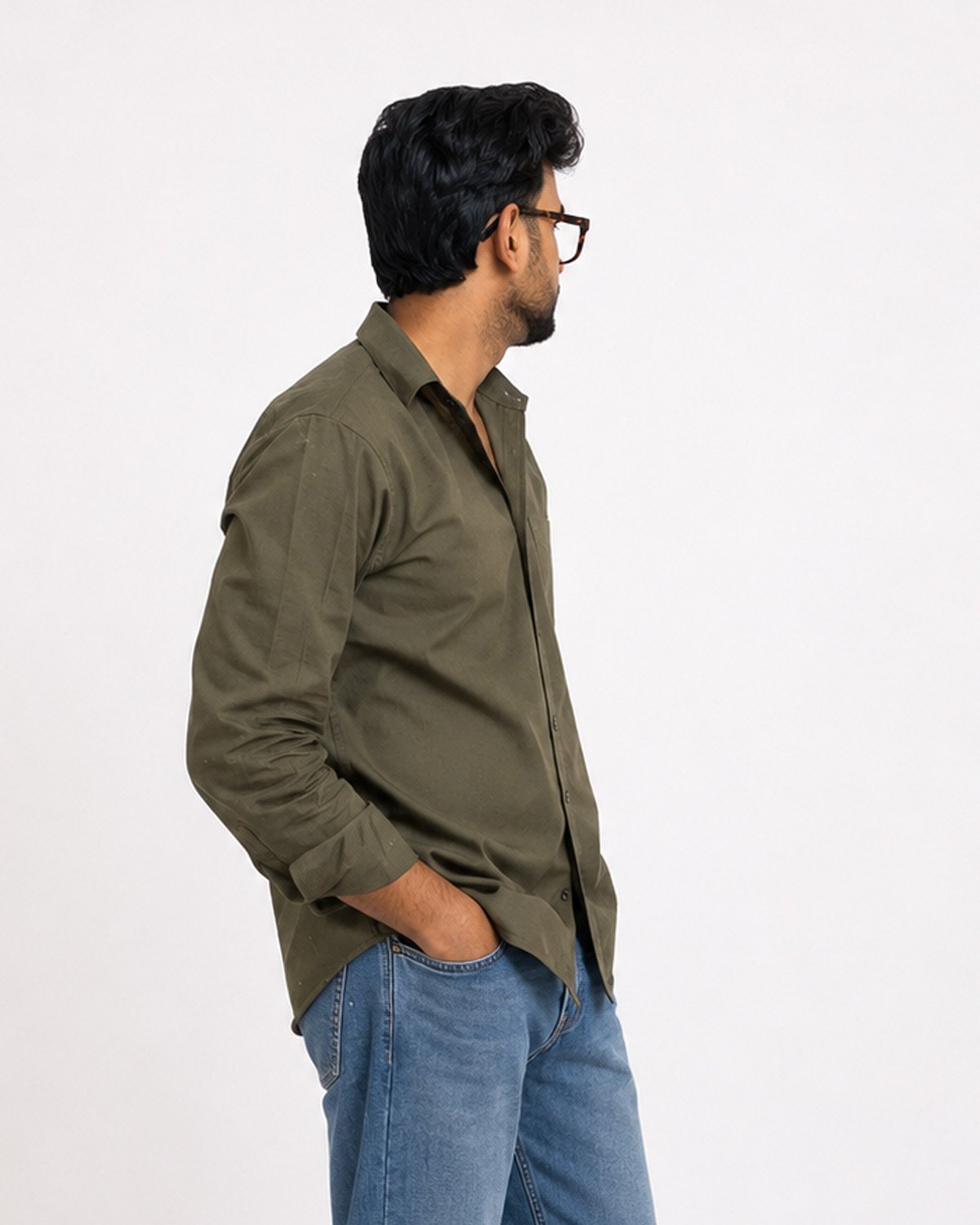 Olive Grove Casual Shirt for Men - Image 2
