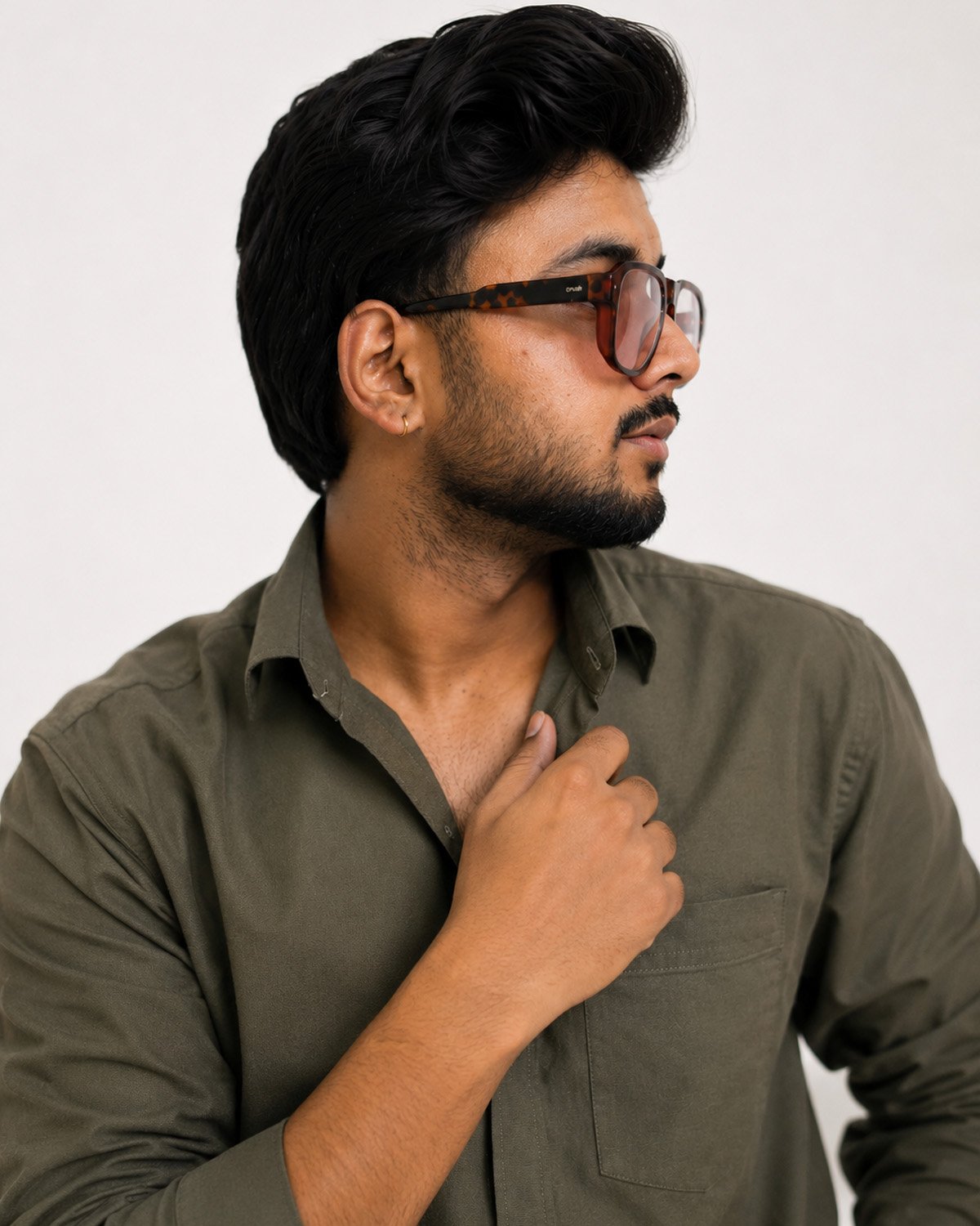 Olive Grove Casual Shirt for Men - Image 3