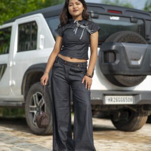 Lightweight Denim Cotton Top for Women