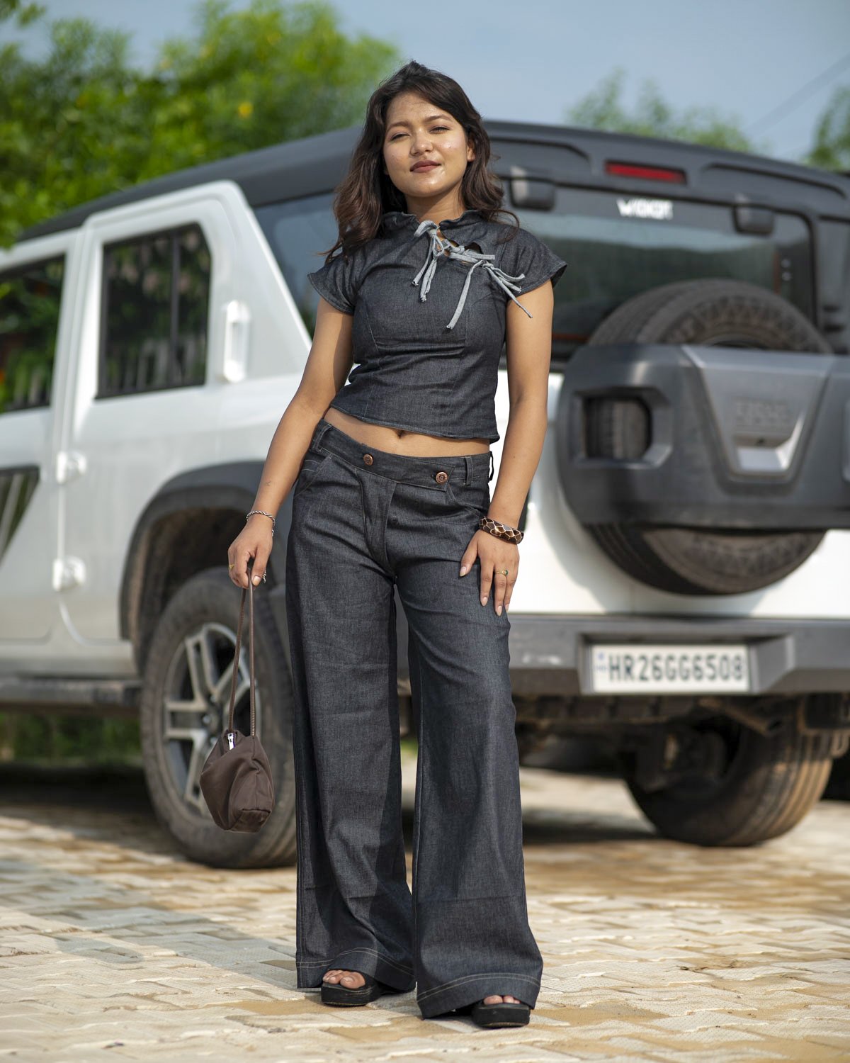 Lightweight Denim Cotton Top for Women