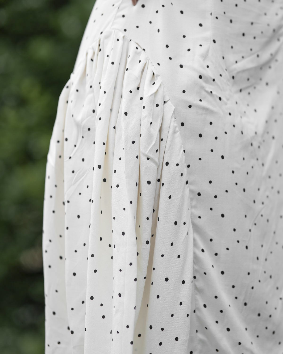 White Tari Cotton Printed Dress for Women - Image 6