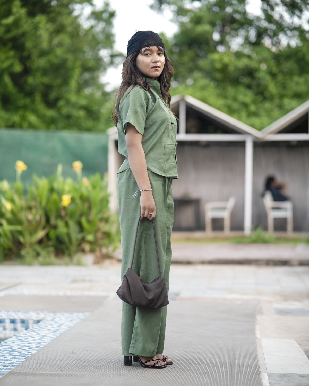 Green Cotton Co-Ord Set for Women