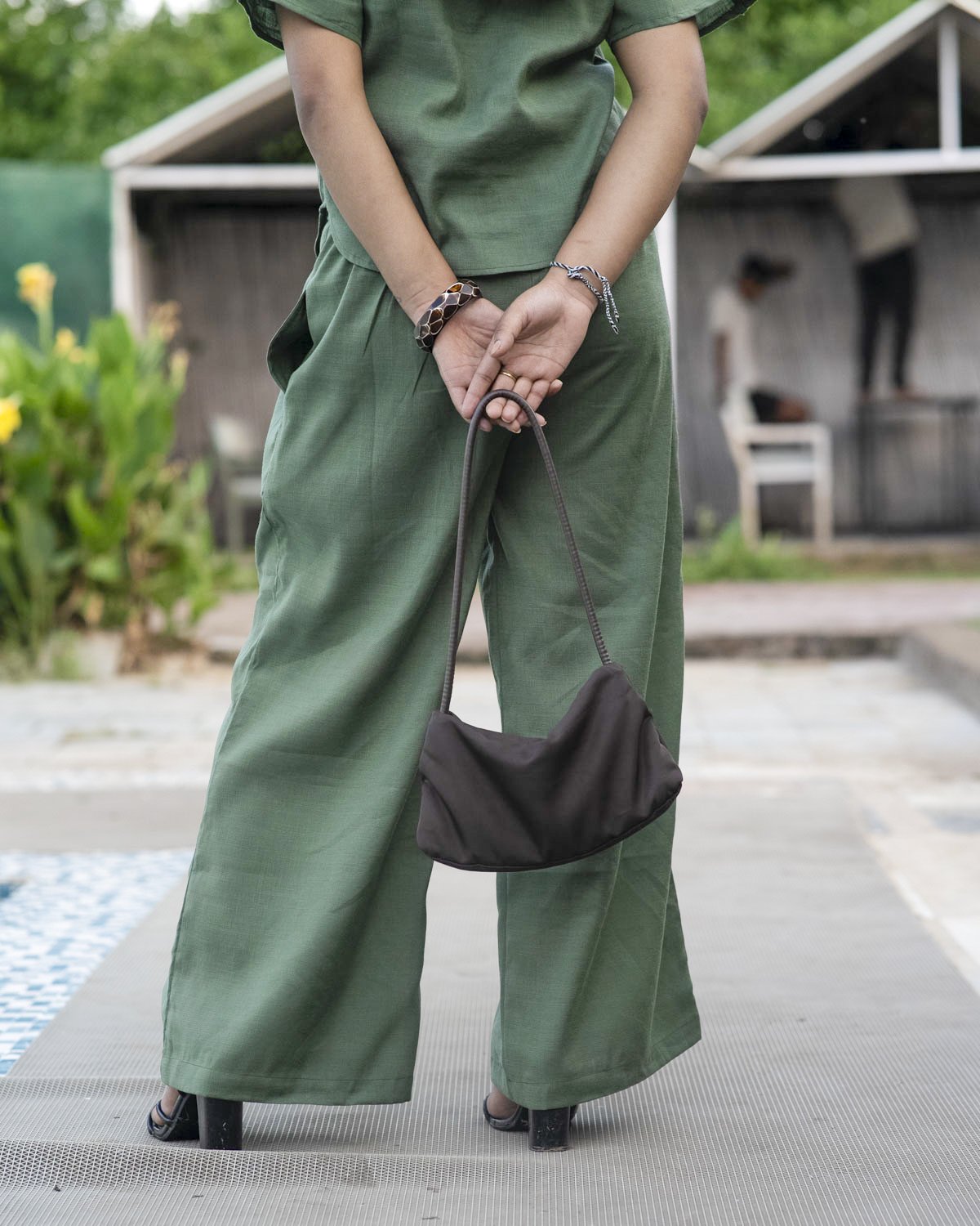 Green Cotton Co-Ord Set for Women - Image 5